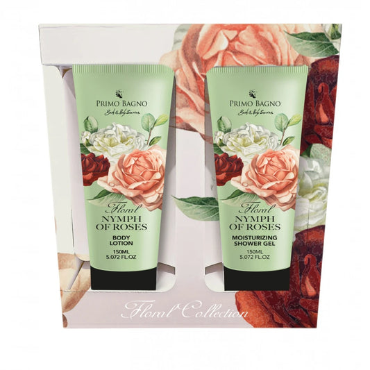 Beauty Box Nymph Of Roses Shower Gel 150ml & Body Lotion 150ml
